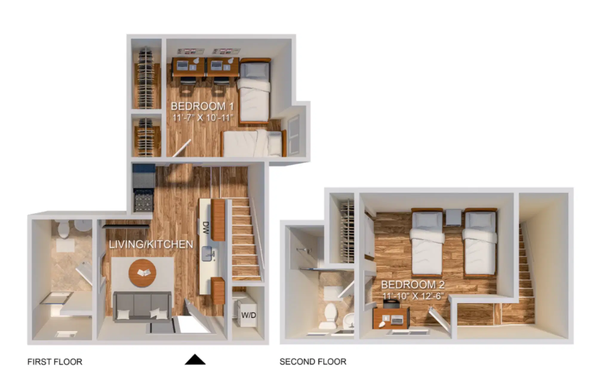 36 West, Los Angeles – 2 Bedroom 2 Bathroom Apartment