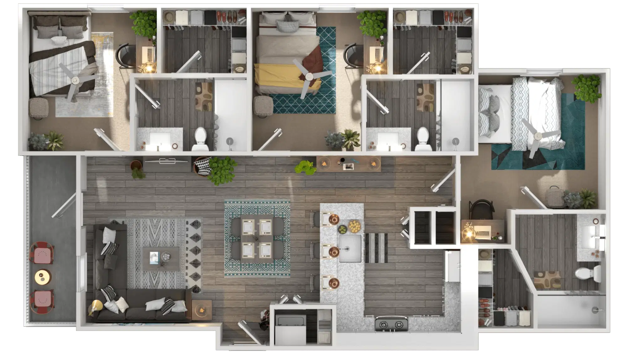 The Madison, Ames – 3 Bedroom 3 Bathroom