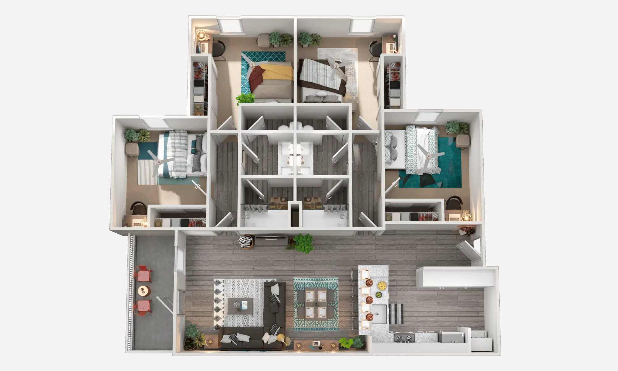 The Madison, Ames – 4 Bedroom 2 Bathroom