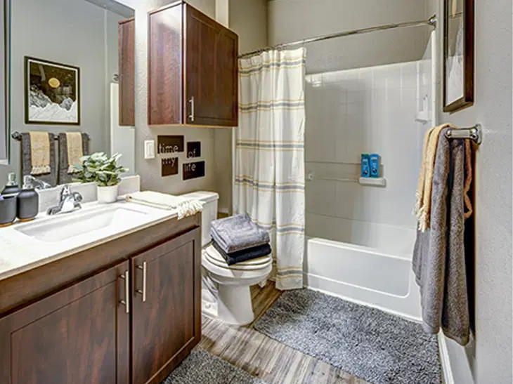 U Centre At Northgate, College Station – Bathroom