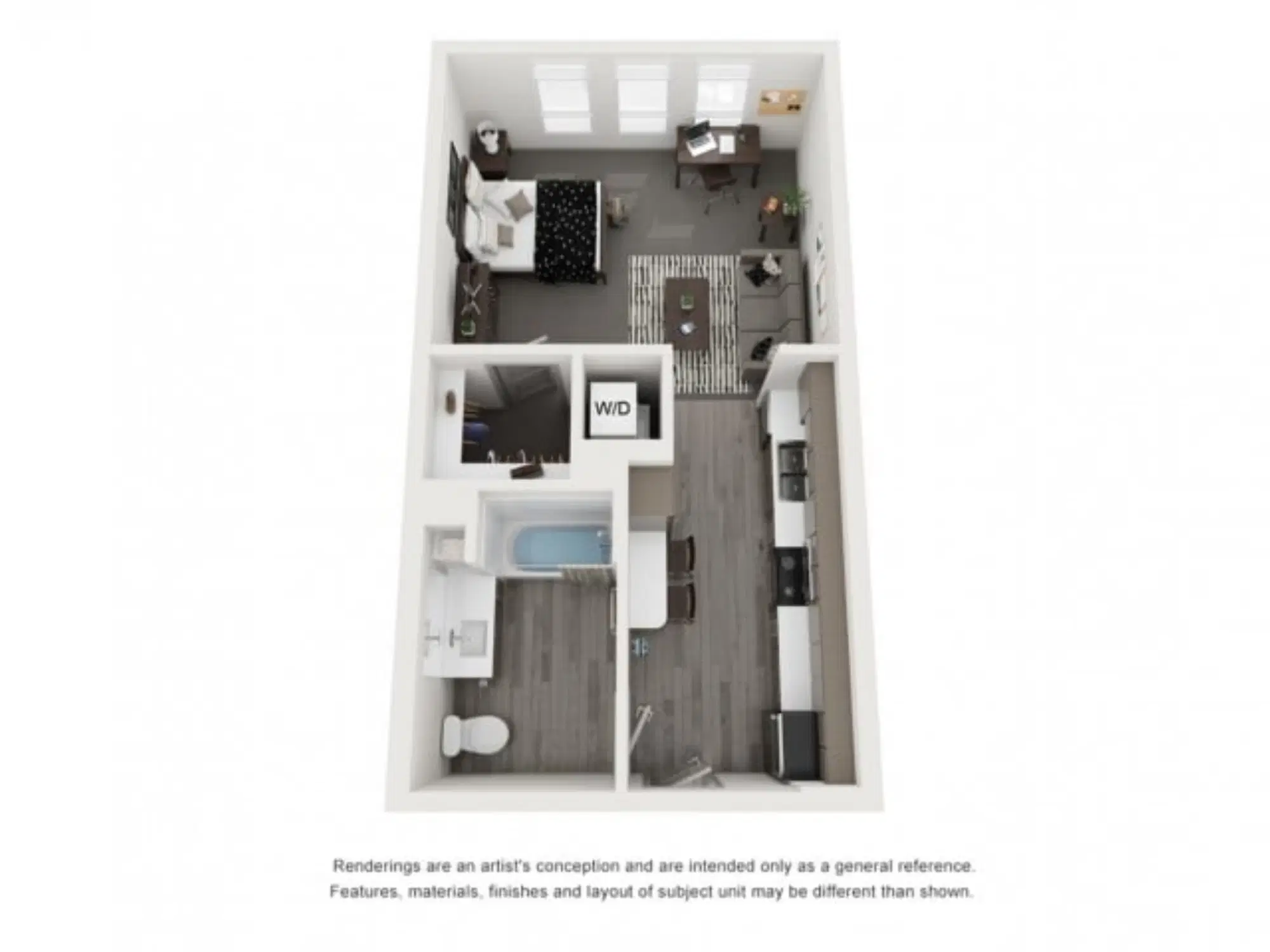 The Crossings, Sacramento – 1 Bed 1 Bath | S1