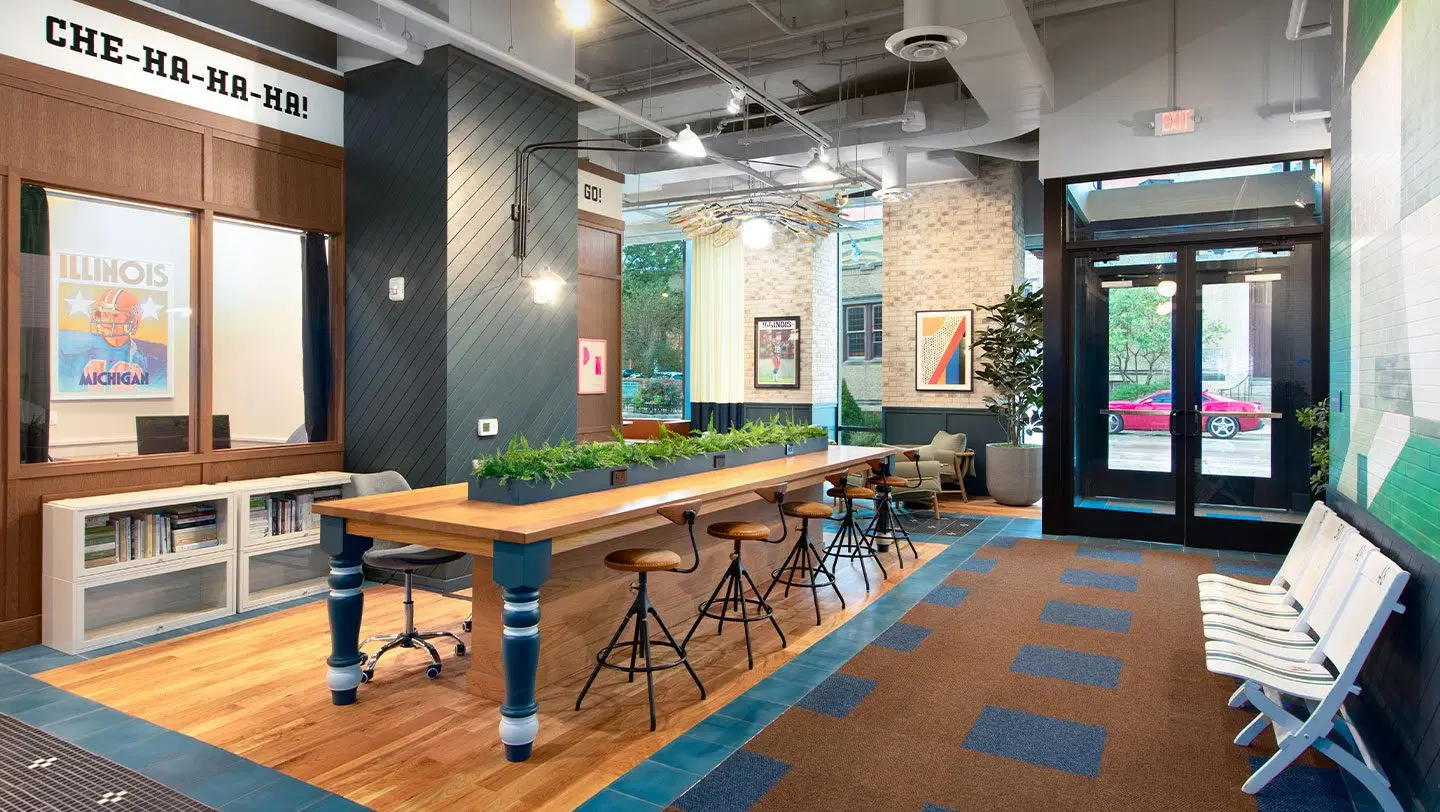 Hub on Campus, Champaign – Common Area