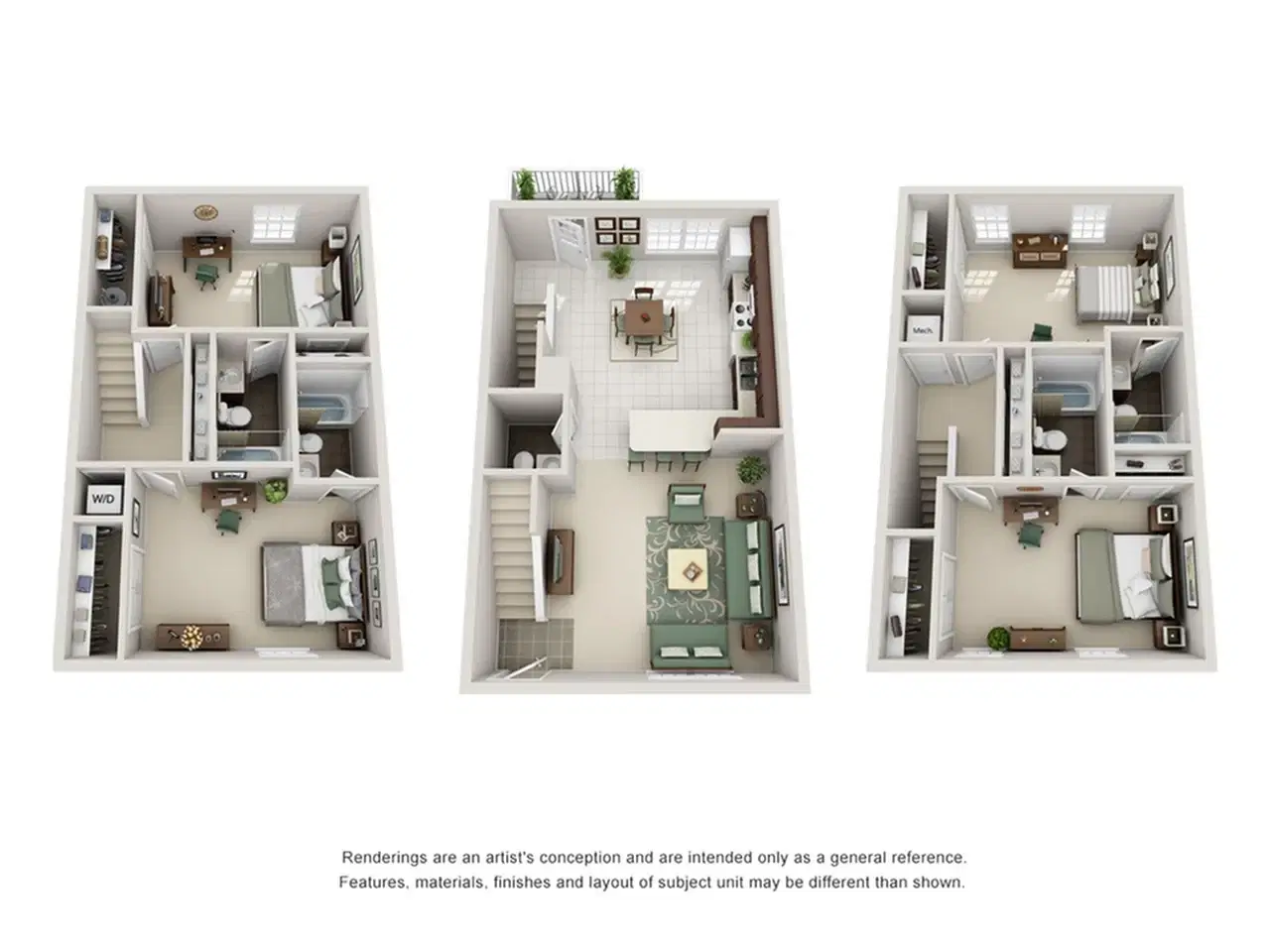 Copper Beech, Ames – 2BR/2.5BA Upgraded