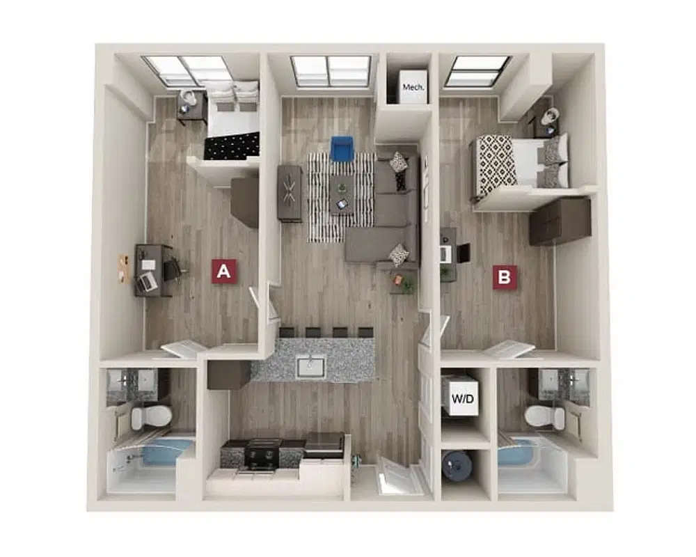 The Standard, Austin – Bradford Room in 2 Bedroom 2 Bathroom