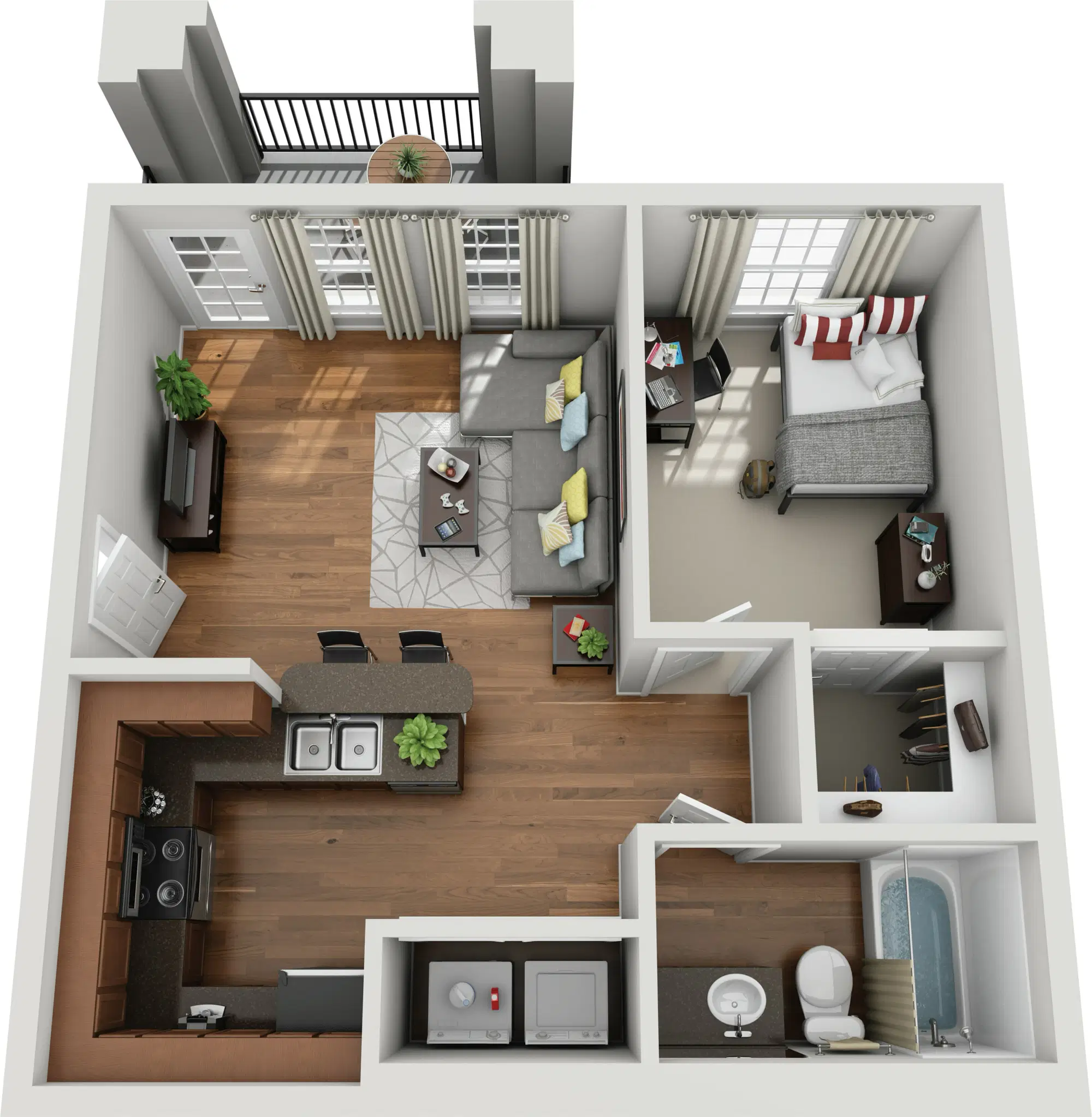 Hill Place, Fayetteville – 1 Bedroom 1 Bathroom