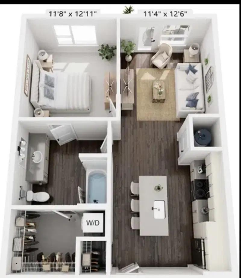 Aspire On 10th, Sarasota – 1 Bedroom 1 Bathroom | A7