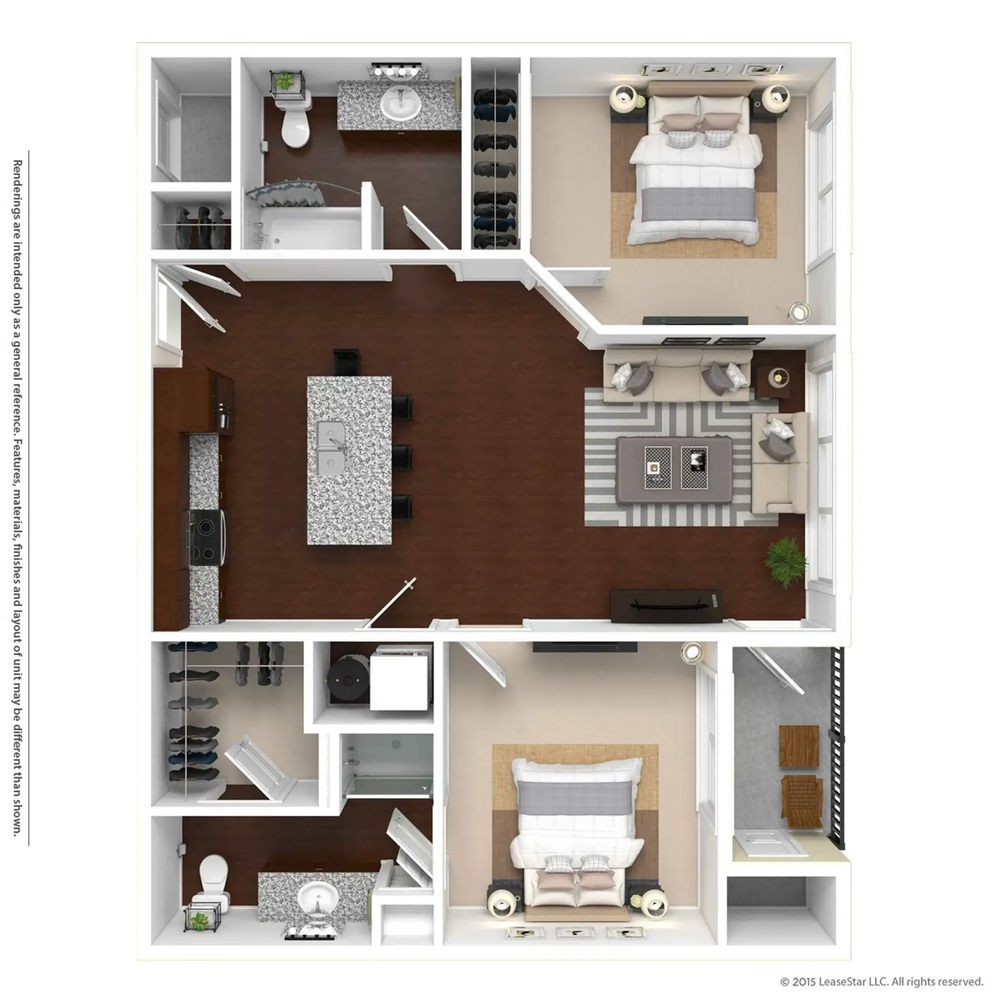 Aston Place, Columbus – 2 Bed 2 Bath | Vedder