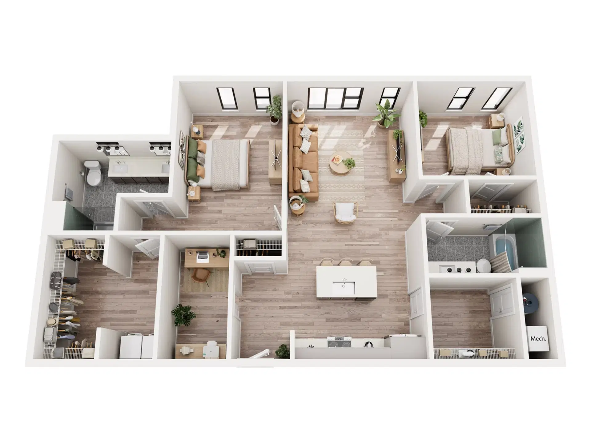 Jaeger Square, Columbus – 2 Bed 2 Bath | Lynton with Den
