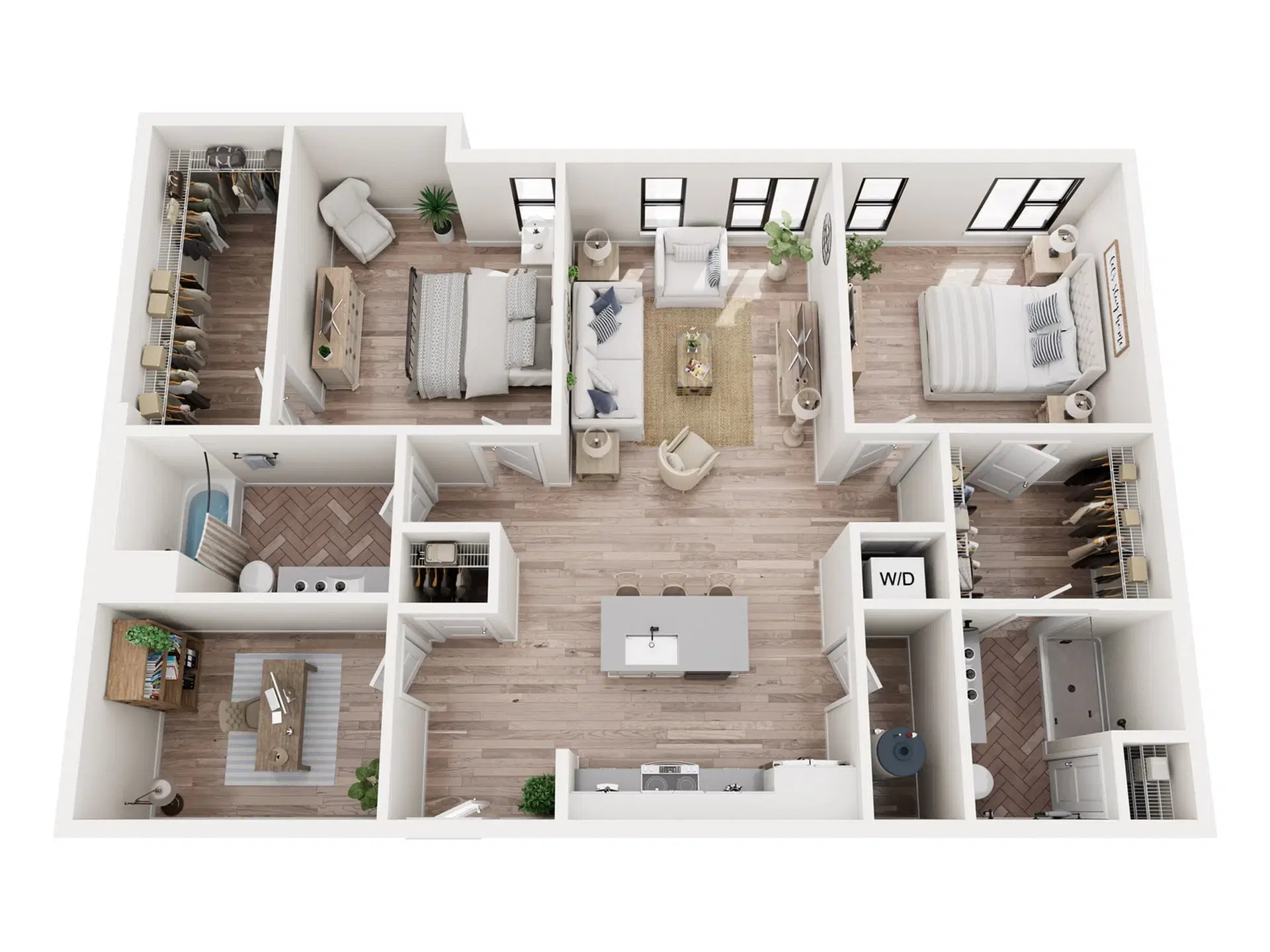 Jaeger Square, Columbus – 2 Bed 2 Bath | Kurt with Den