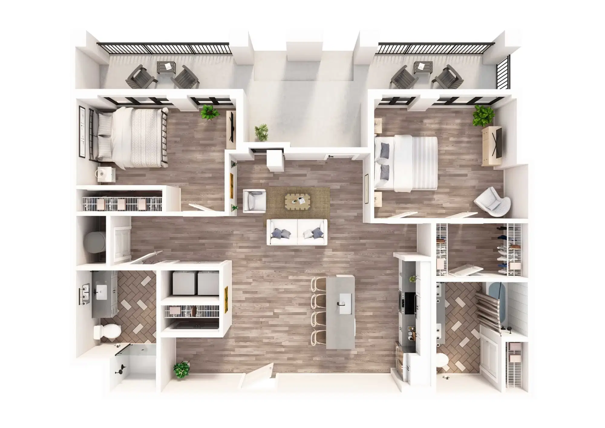 Jaeger Square, Columbus – 2 Bed 2 Bath | Lightner Walk-Up
