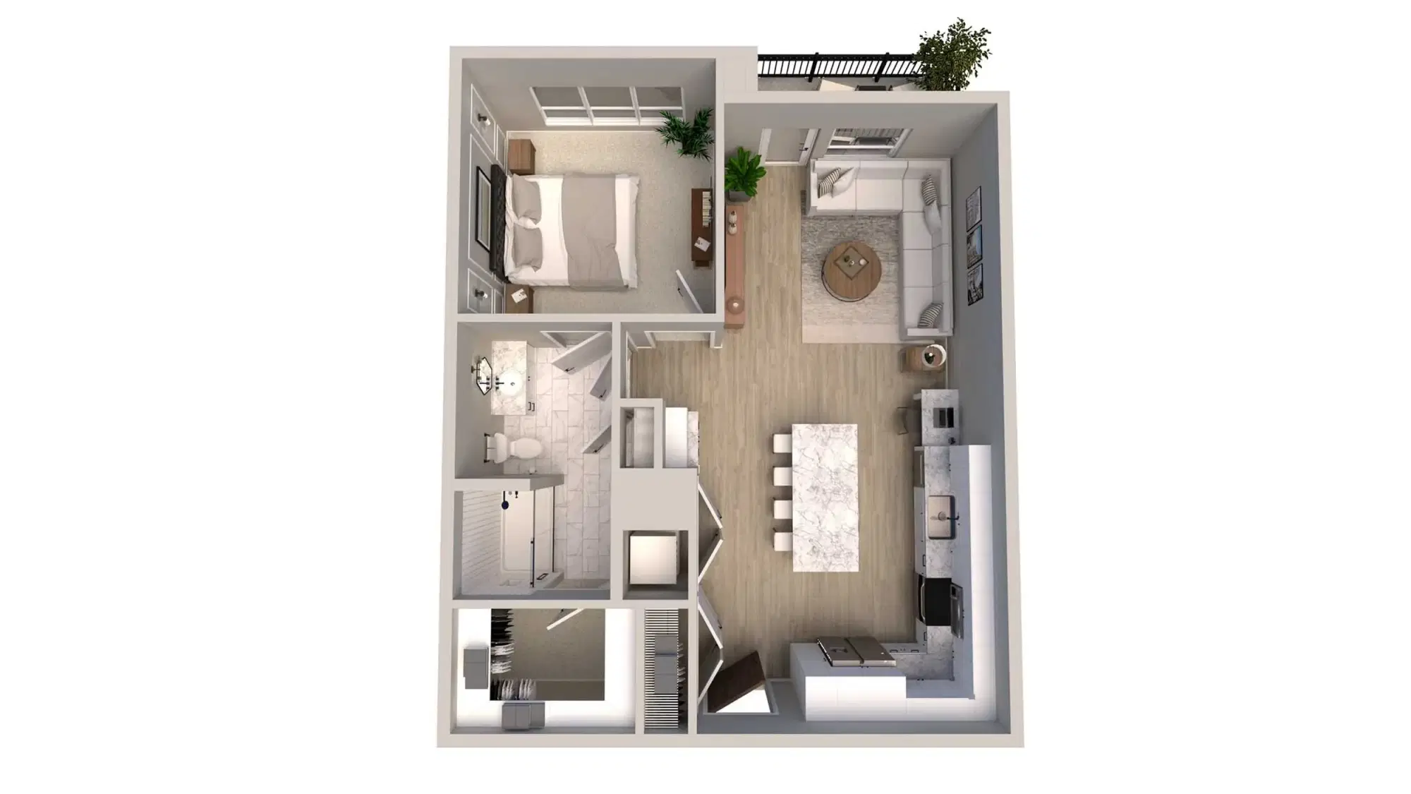 The Langham, Columbus – 1 Bed 1 Bath | A