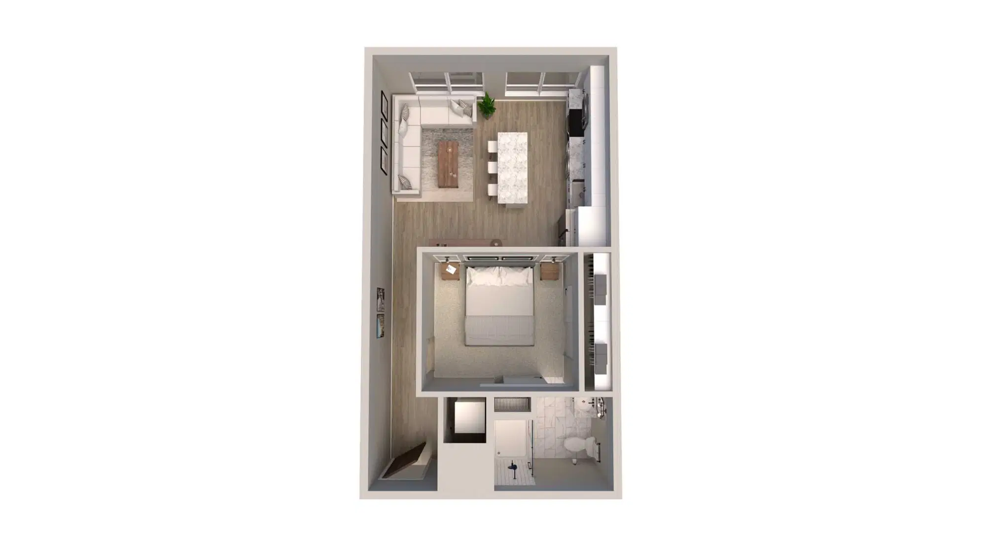The Langham, Columbus – 1 Bed 1 Bath | E1