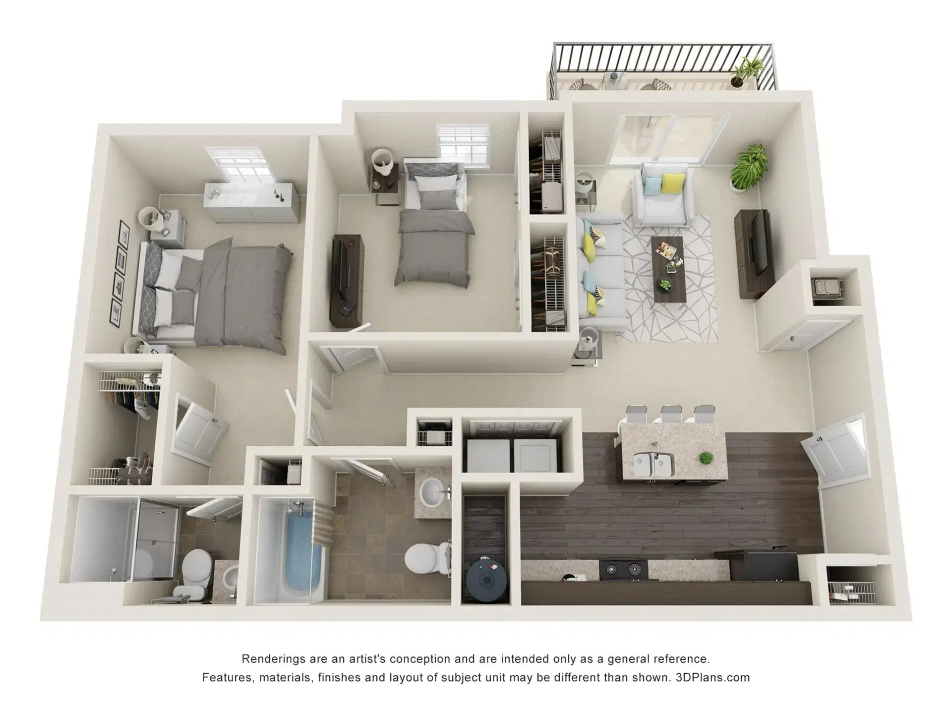 The Baylor, Groveport – 2 Bed 2 Bath