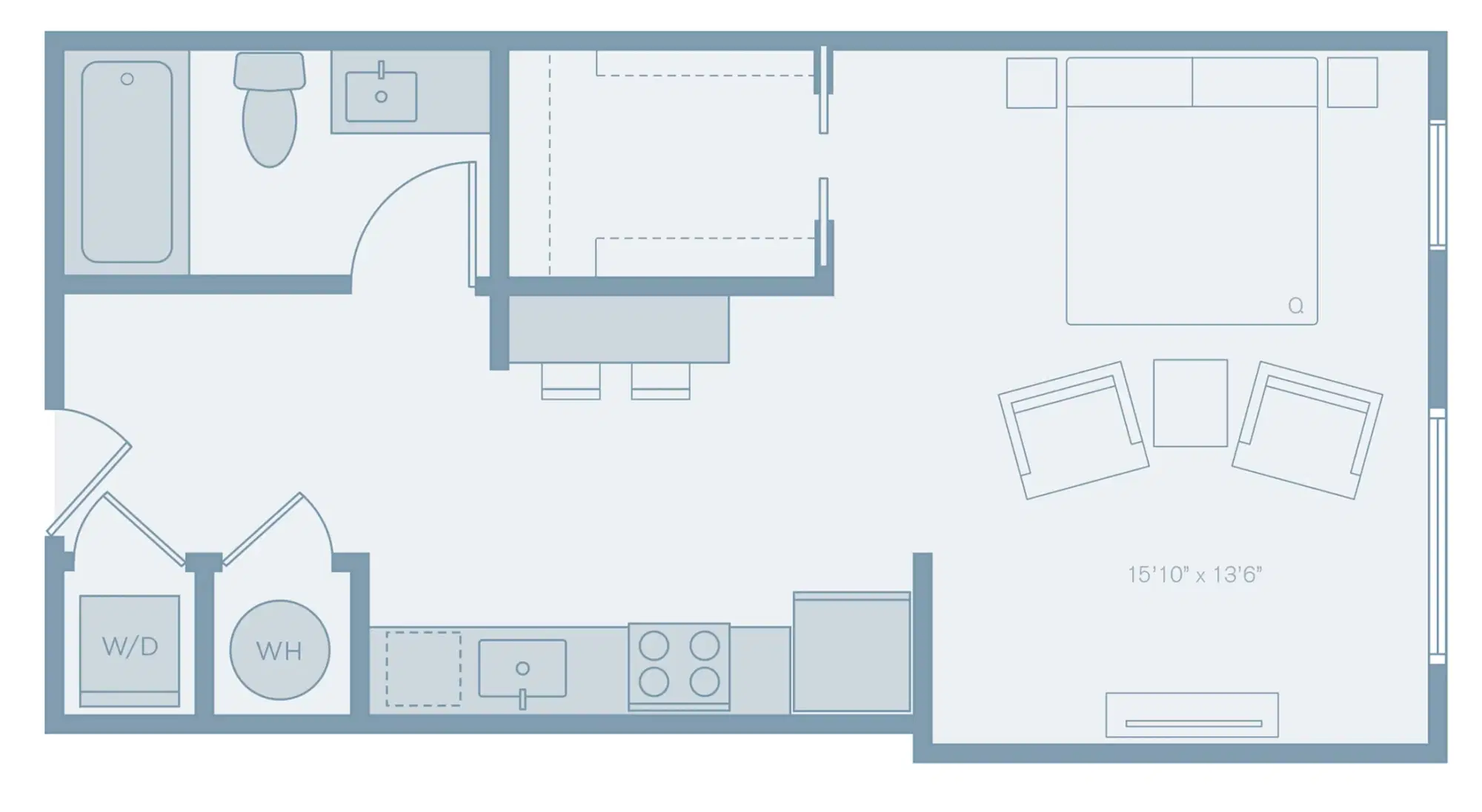 The Residences At The Sutton, Columbus – Studio | S6