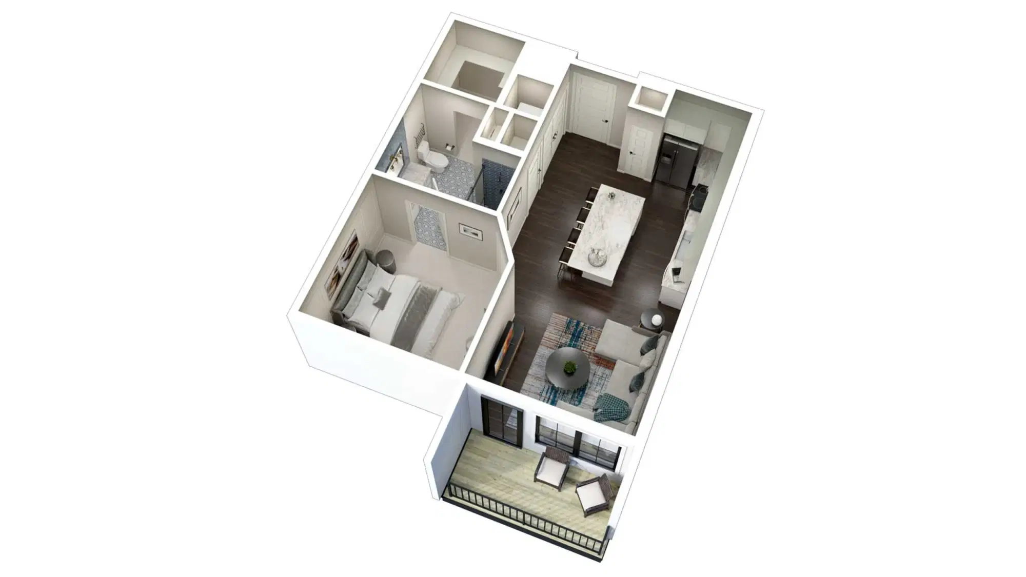 The Fairfax, Columbus – 1 Bed 1 Bath | E2