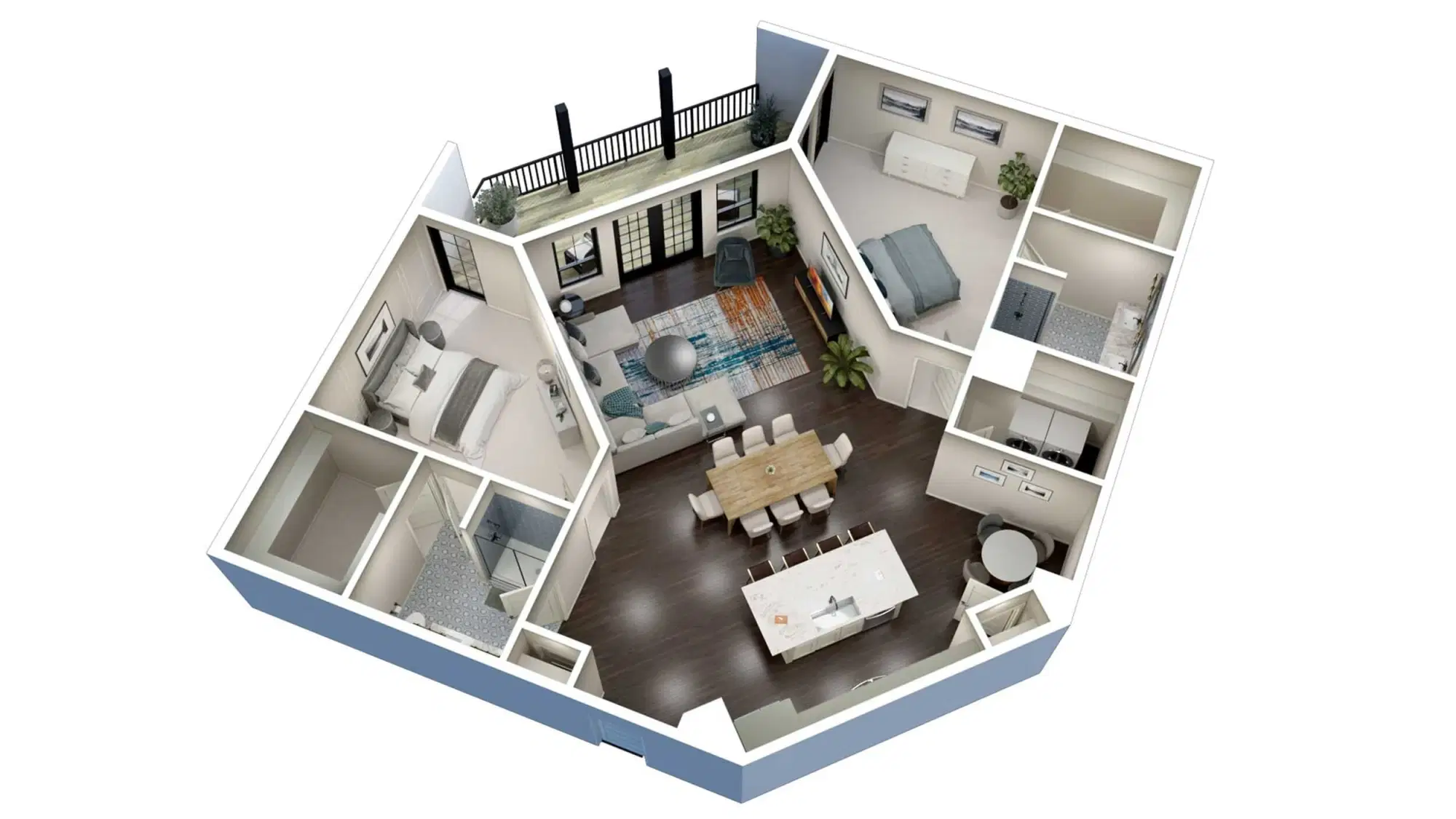 The Fairfax, Columbus – 2 Bed 2 Bath | D