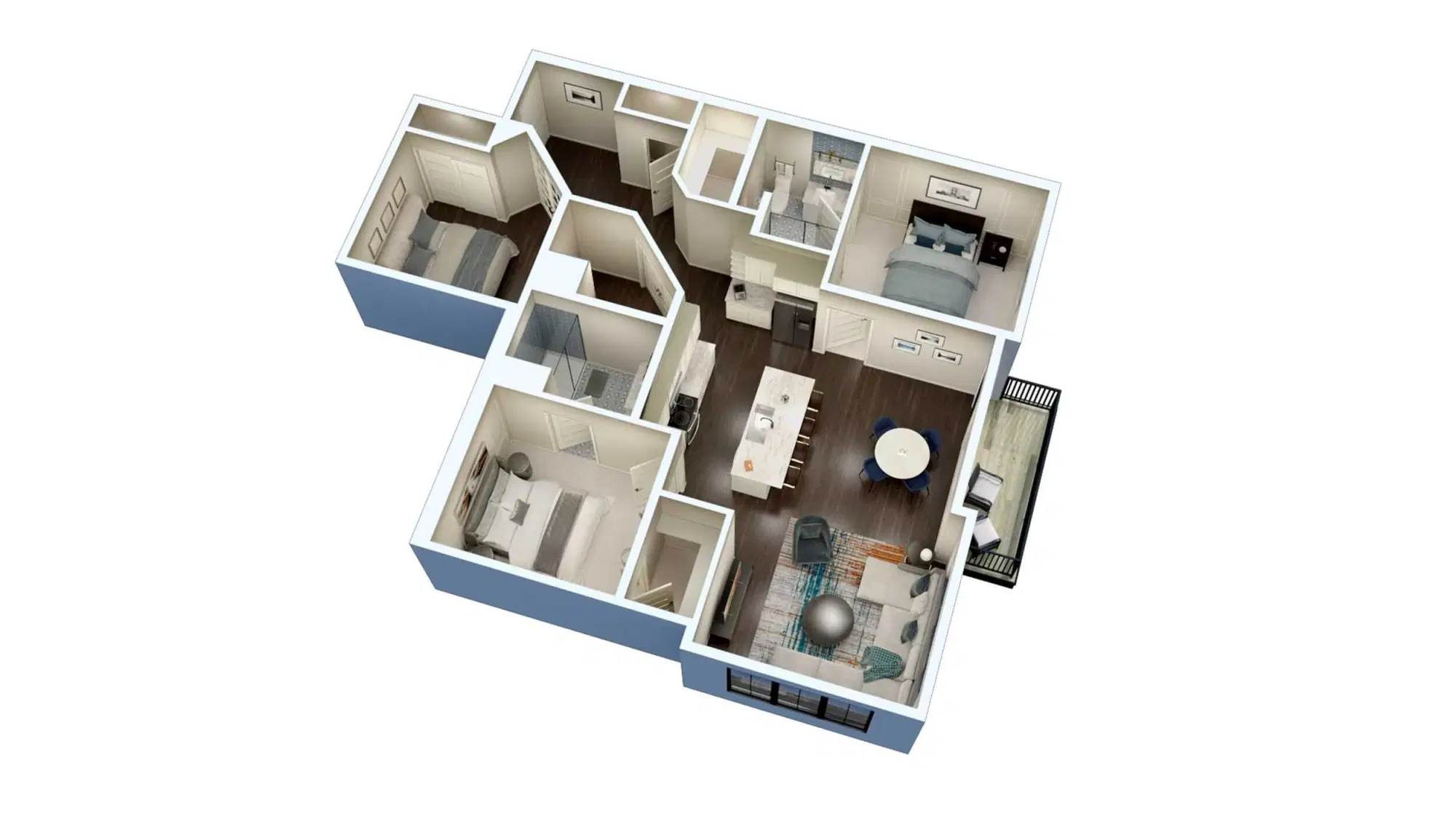The Fairfax, Columbus – 3 Bed 2 Bath | C4