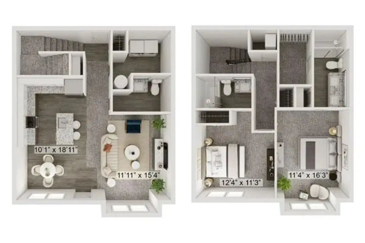 The Kingston, Upper Arlington – 2 Bed 2.5 Bath | The King Townhome