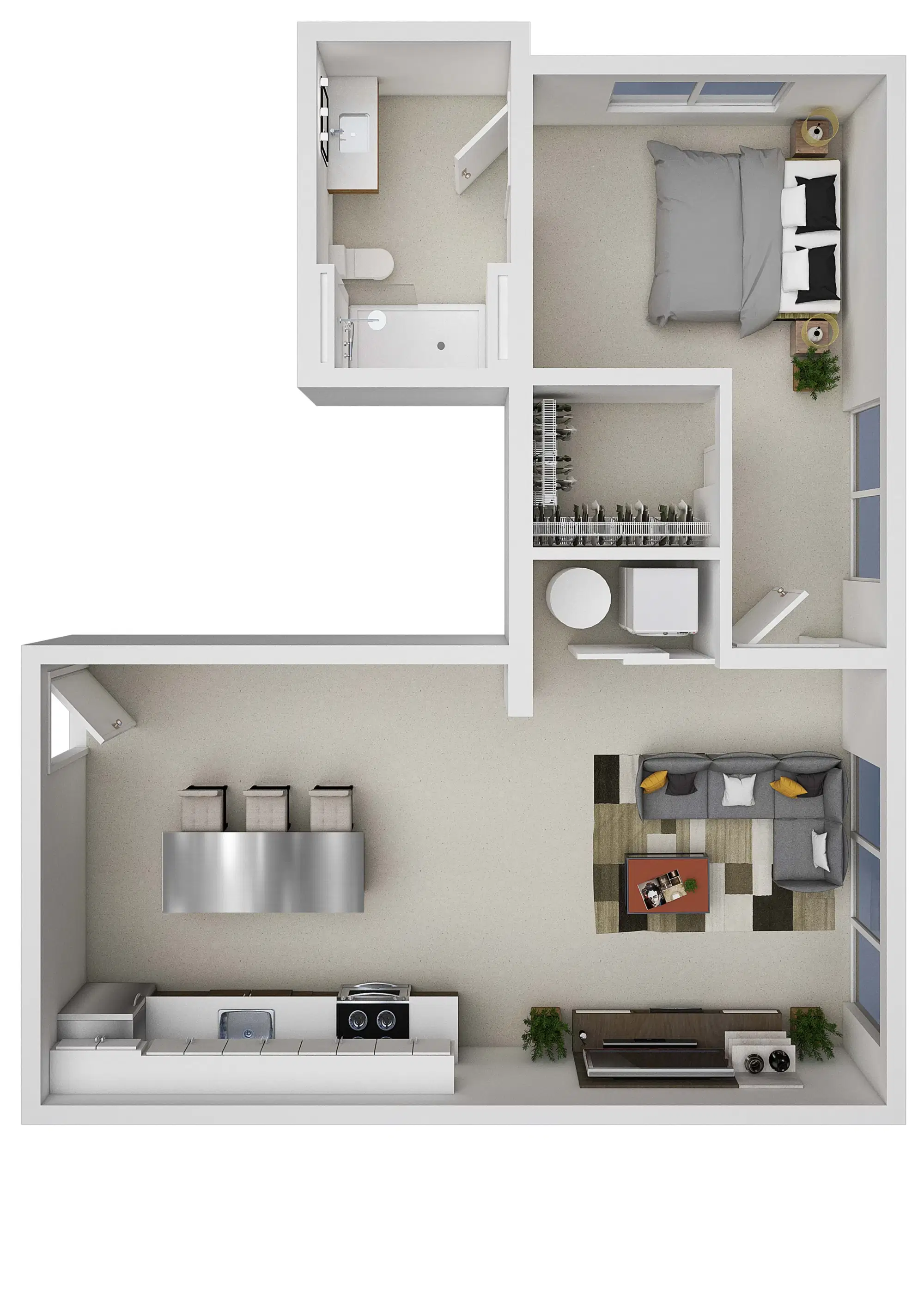 The View on Grant, Columbus – Room in 1 Bedroom 1 Bathroom | A2