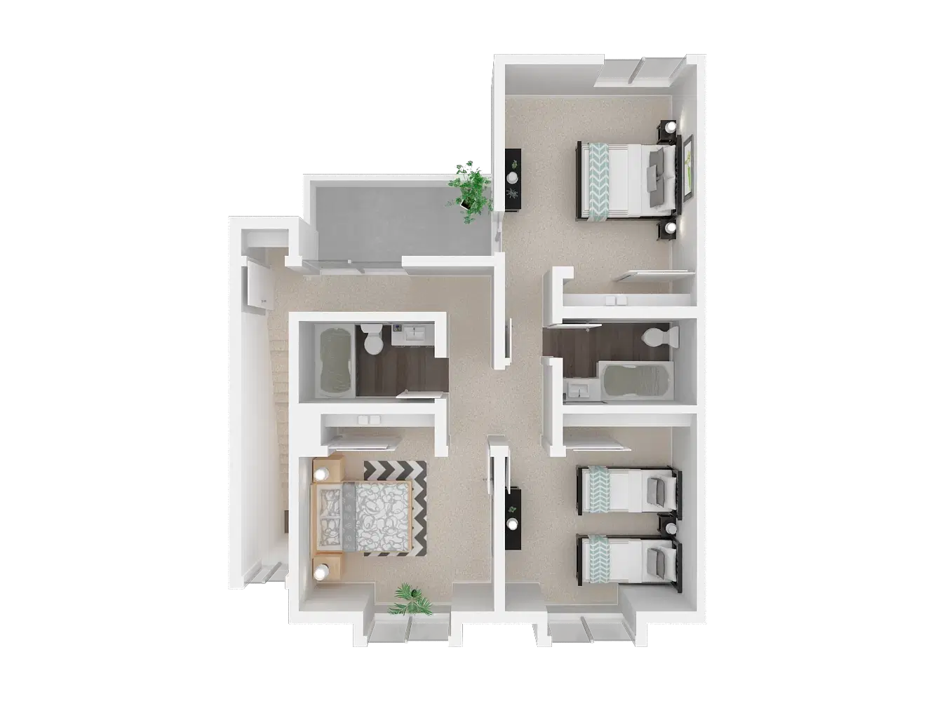 Ellington Apartments, Davis – 3 Bed 2 Bath