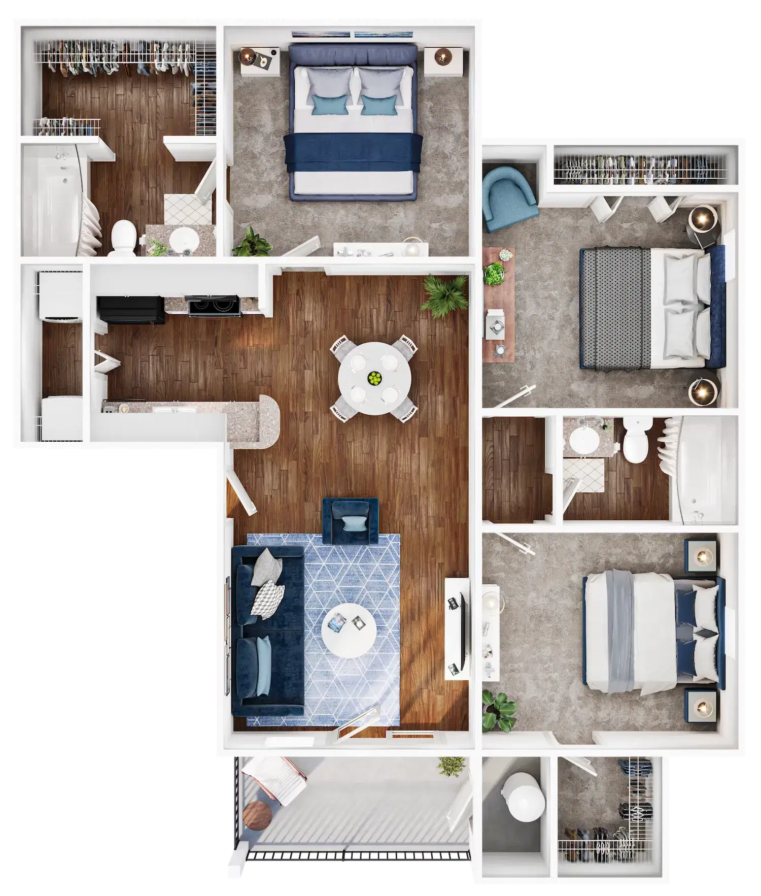 Arbors of Denton, Denton – Room in 3 Bedroom 2 Bathroom | C1