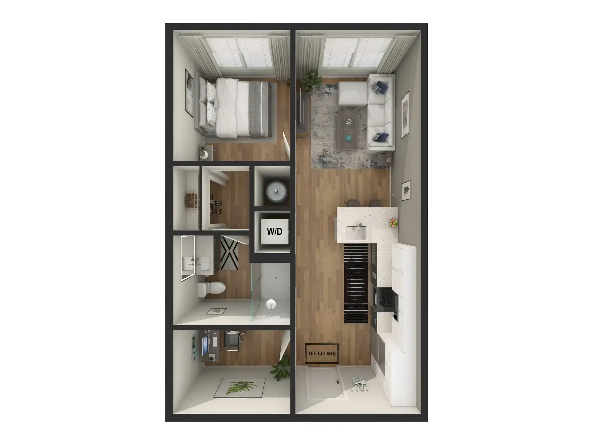 The Ithacan, Ithaca – 1 Bedroom 1 Bathroom | A1