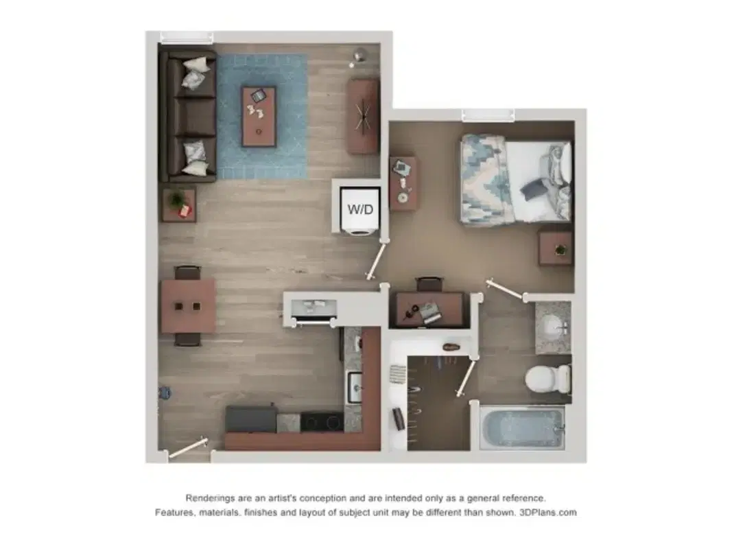 Flatts at South Campus, Oxford – 1 Bedroom 1 Bathroom |A2