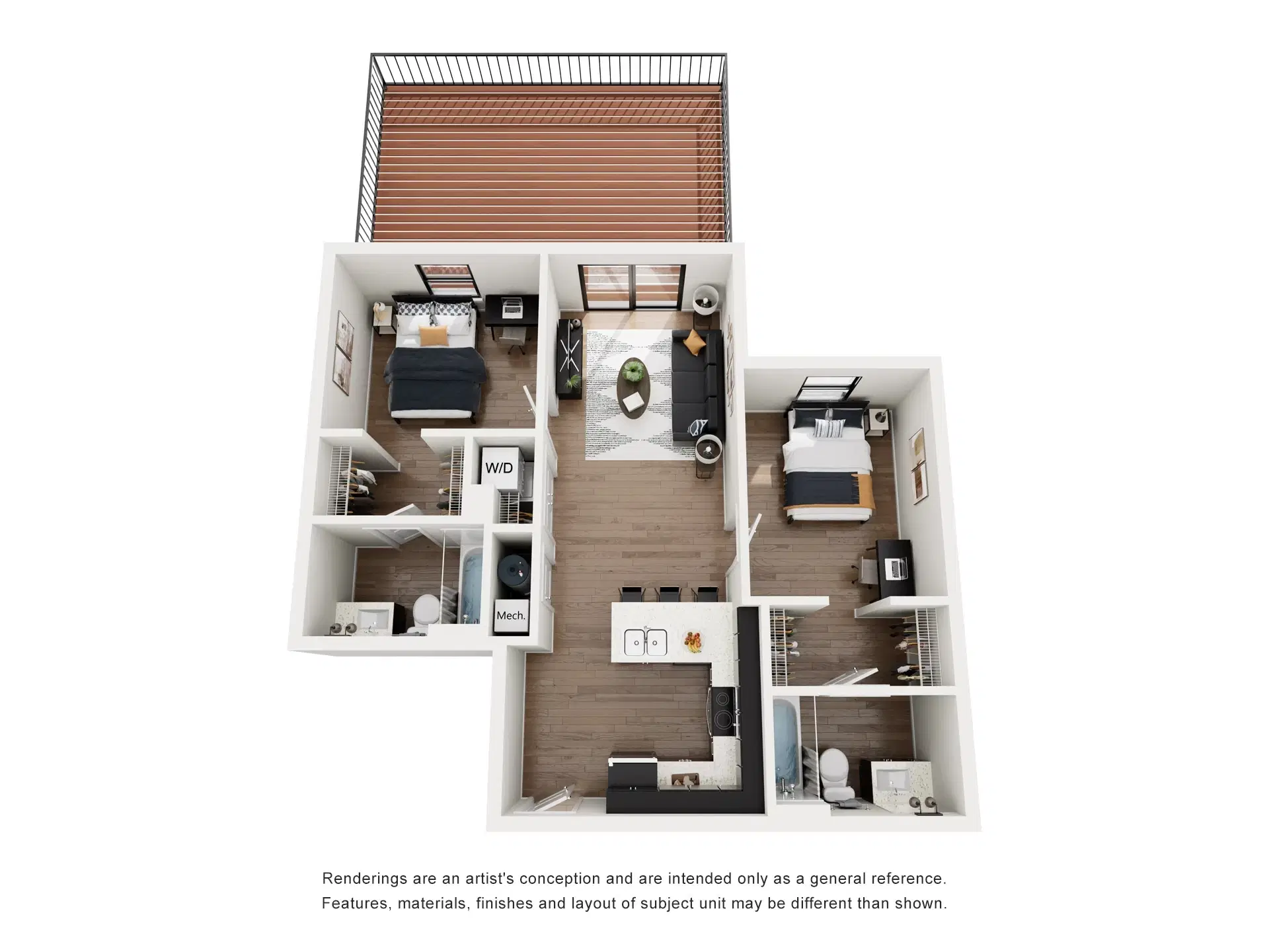 The Marshall Valley, Bethlehem – Room in 2 Bedroom 2 Bathroom | B6