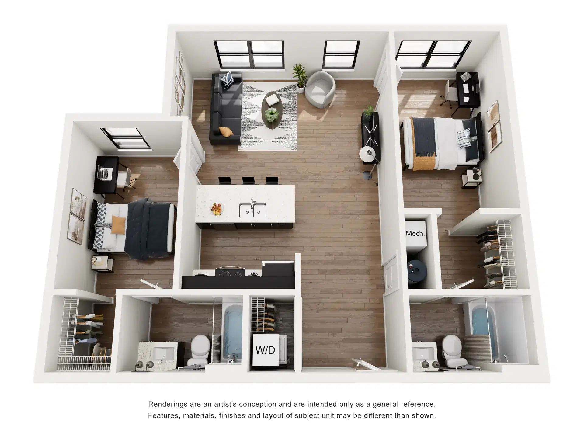 The Marshall Valley, Bethlehem – Room in 2 Bedroom 2 Bathroom | B7