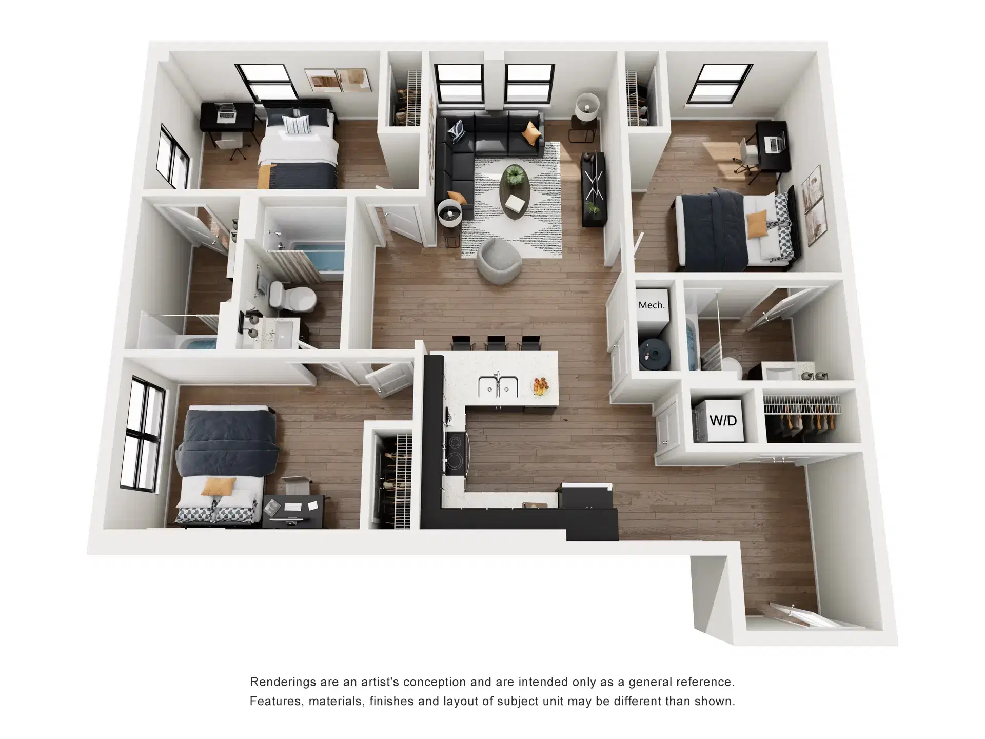 The Marshall Valley, Bethlehem – Room in 3 Bedroom 3 Bathroom | C2