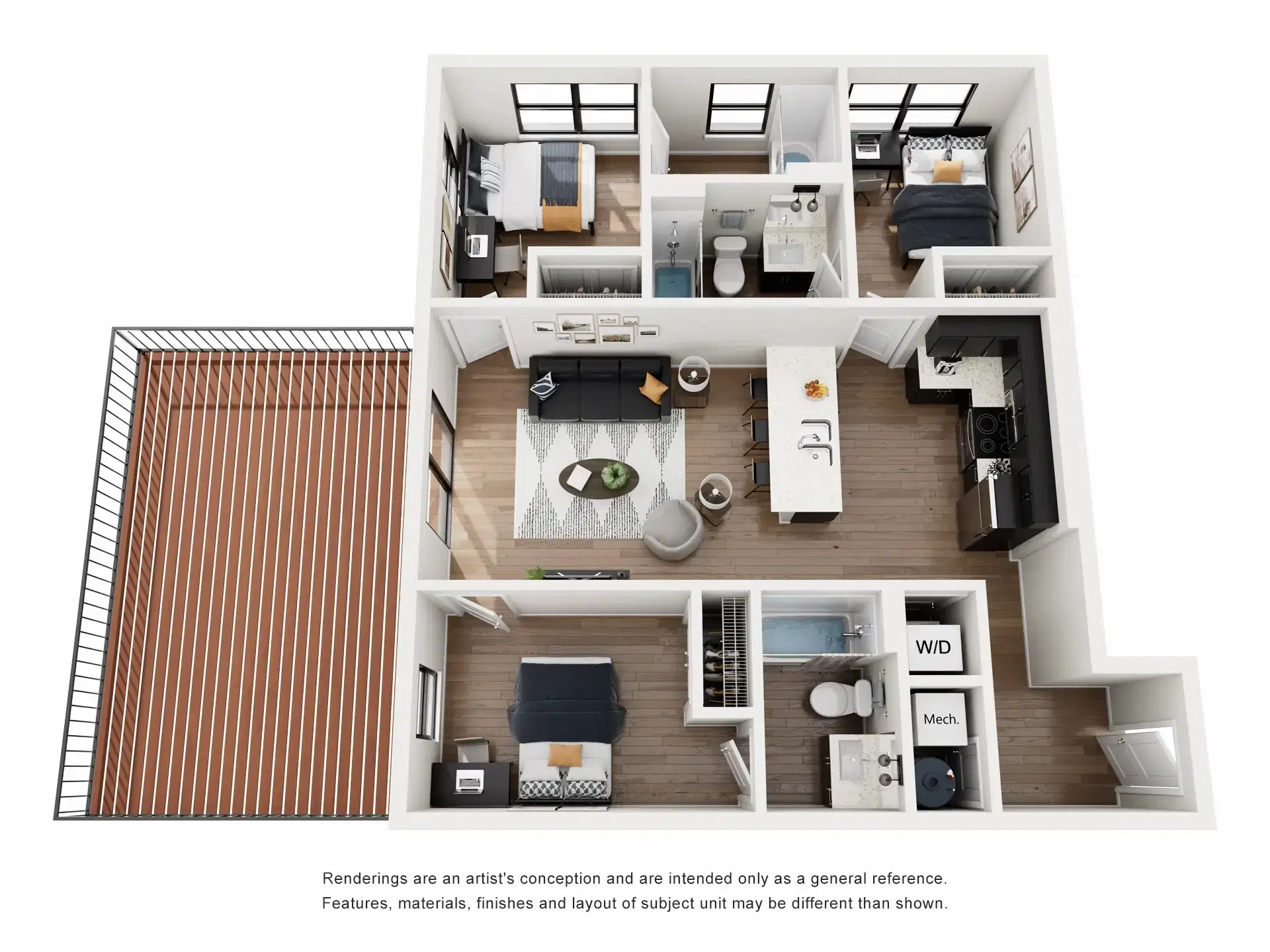 The Marshall Valley, Bethlehem – Room in 3 Bedroom 3 Bathroom | C3