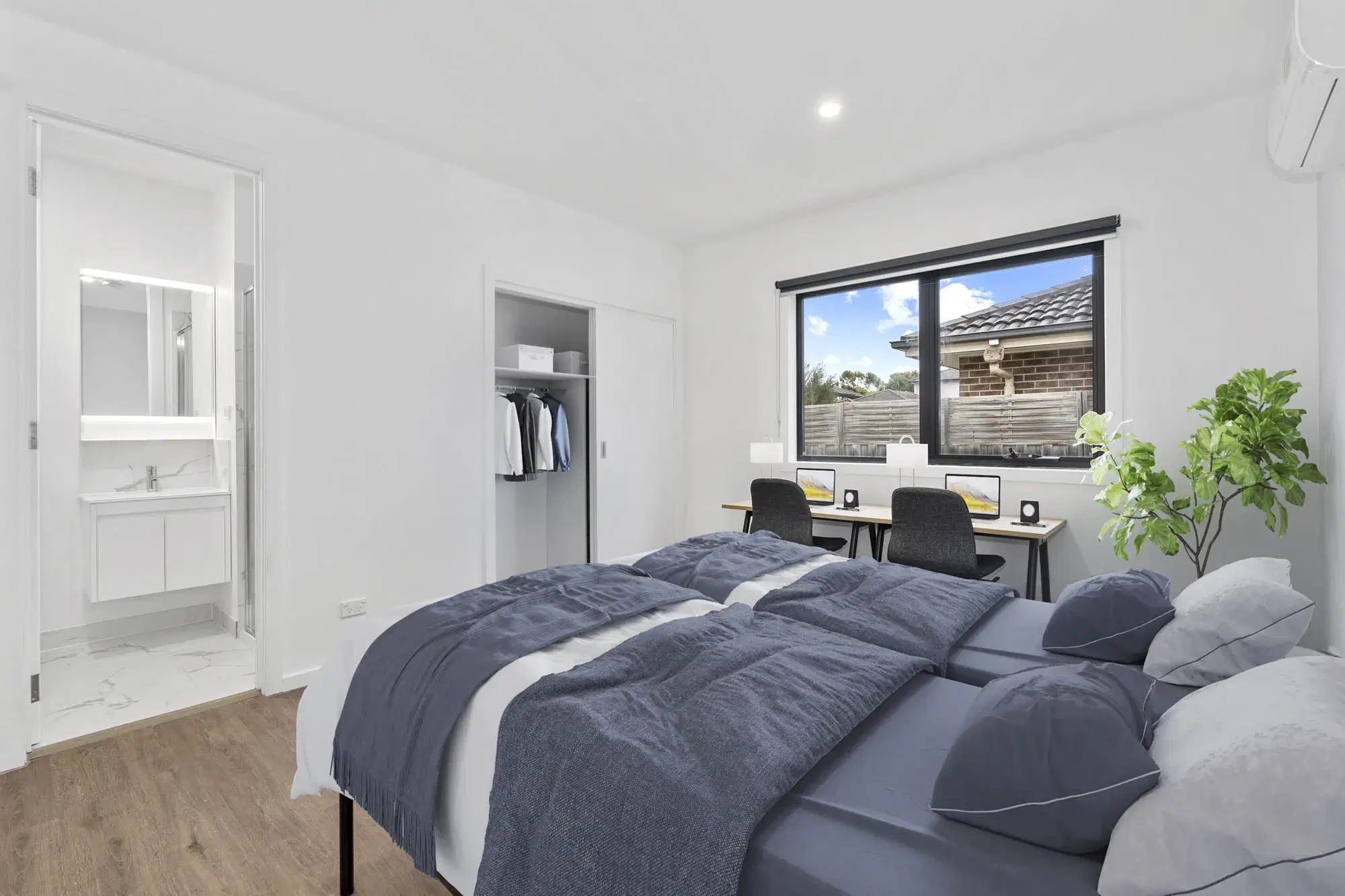 Rooming Houses,38 Dennis Street, Clayton, Melbourne – Twin Room Ensuite