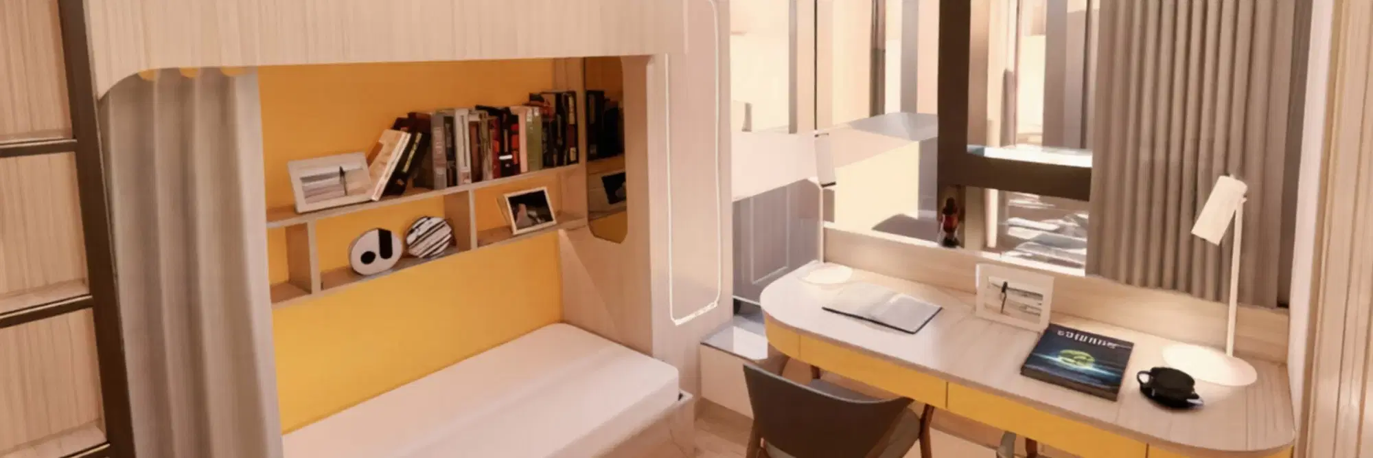 Dwell Ho Man Tin, Hong Kong – Standard Quad Room – Upper
