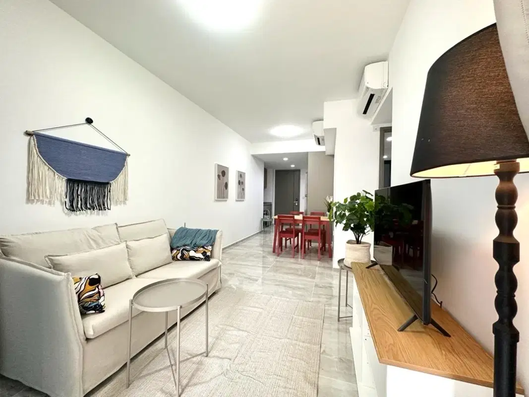 Room in a 3 Bedroom Apartment, 20 Serangoon North Avenue 1, Singapore 554337 – Common Area