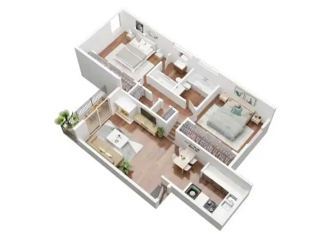 Strathmore Veteran, Los Angeles – 2 Bedroom 2 Bathroom | Veteran - Tilton