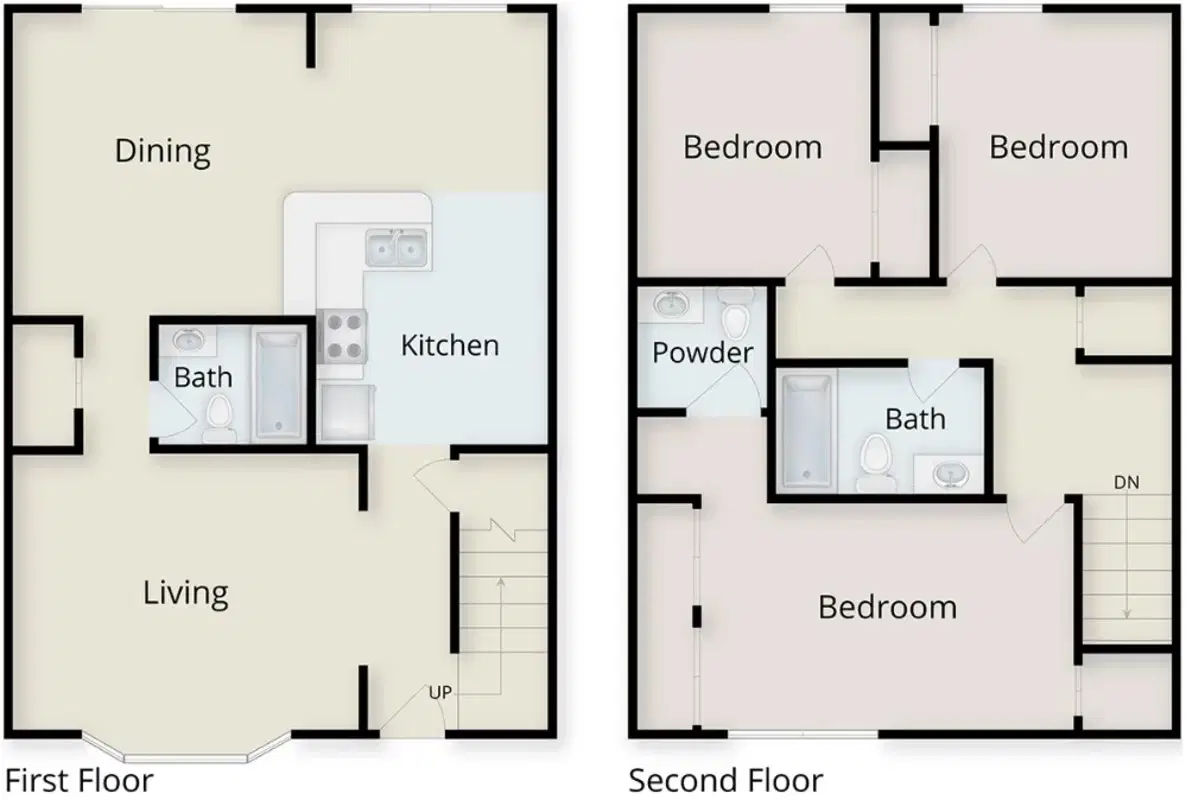 The Quarter, Denton – 2 Bedroom 1.5 Bathroom | B3