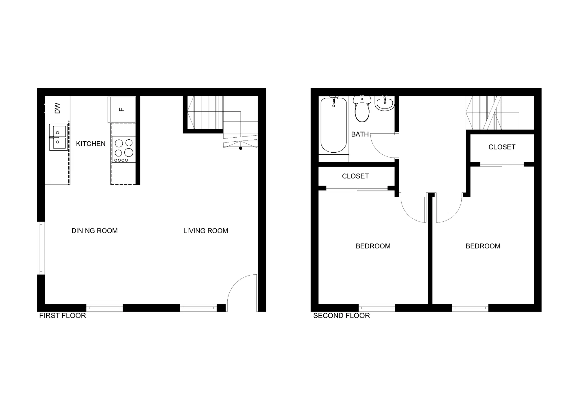 The Metro, Denton – 2 Bedroom 1 Bathroom | B2