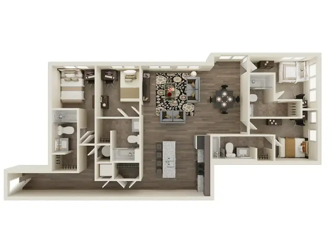 Yugo Cincinnati Deacon, Cincinnati – 4 Bed, 4 Bath Corner