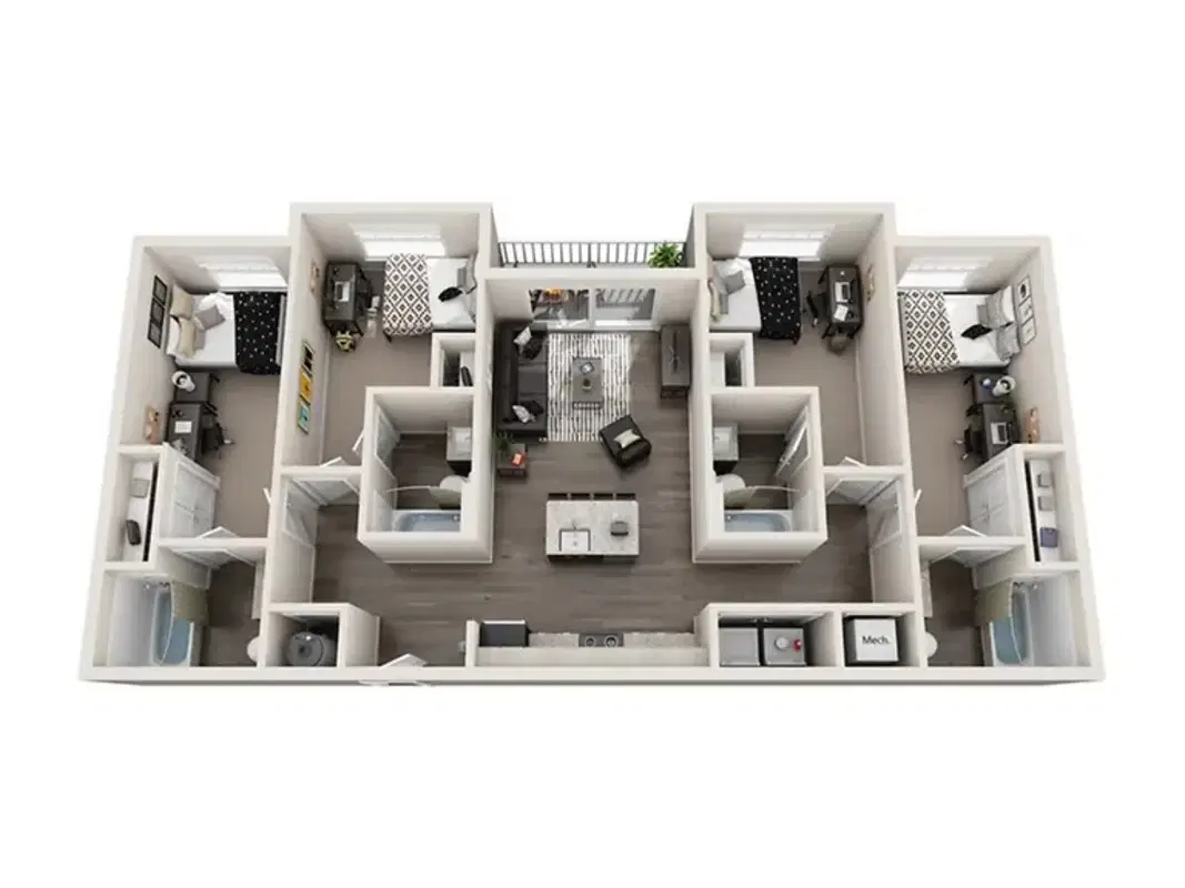 Apex, College Station – Room in a 4 Bed 4 Bath | The Deerwood