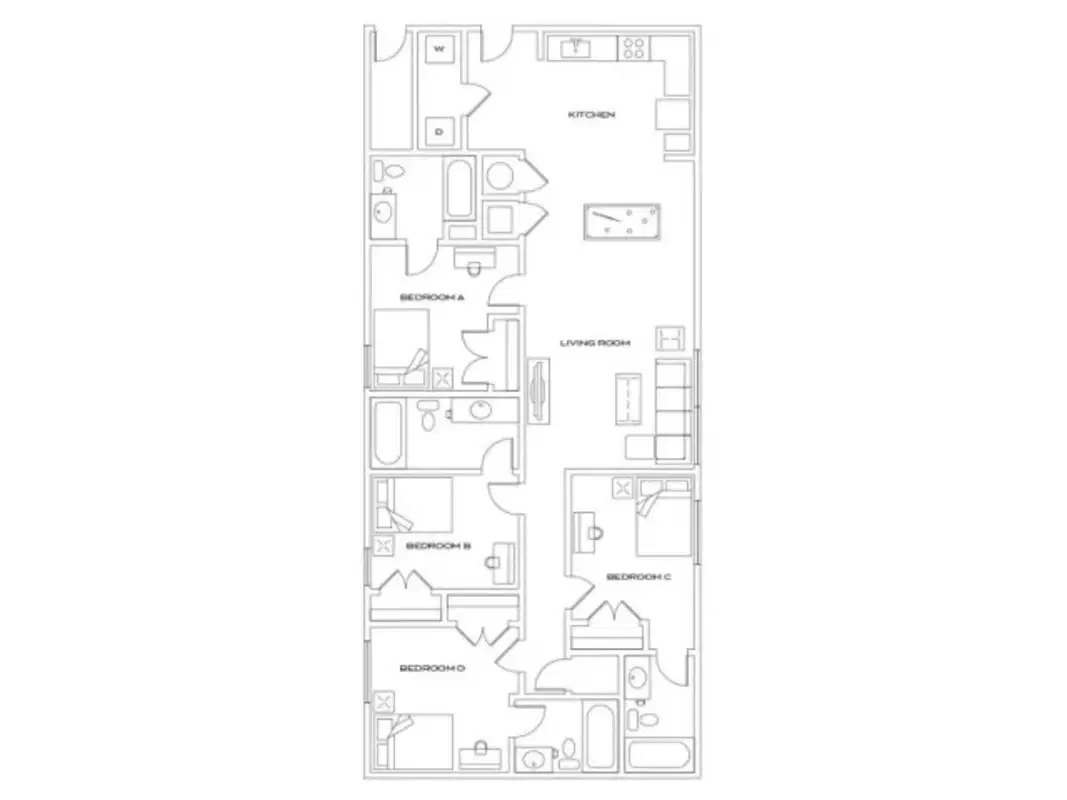 Apex, College Station – Room in a 4 Bed 4 Bath | The Finchley