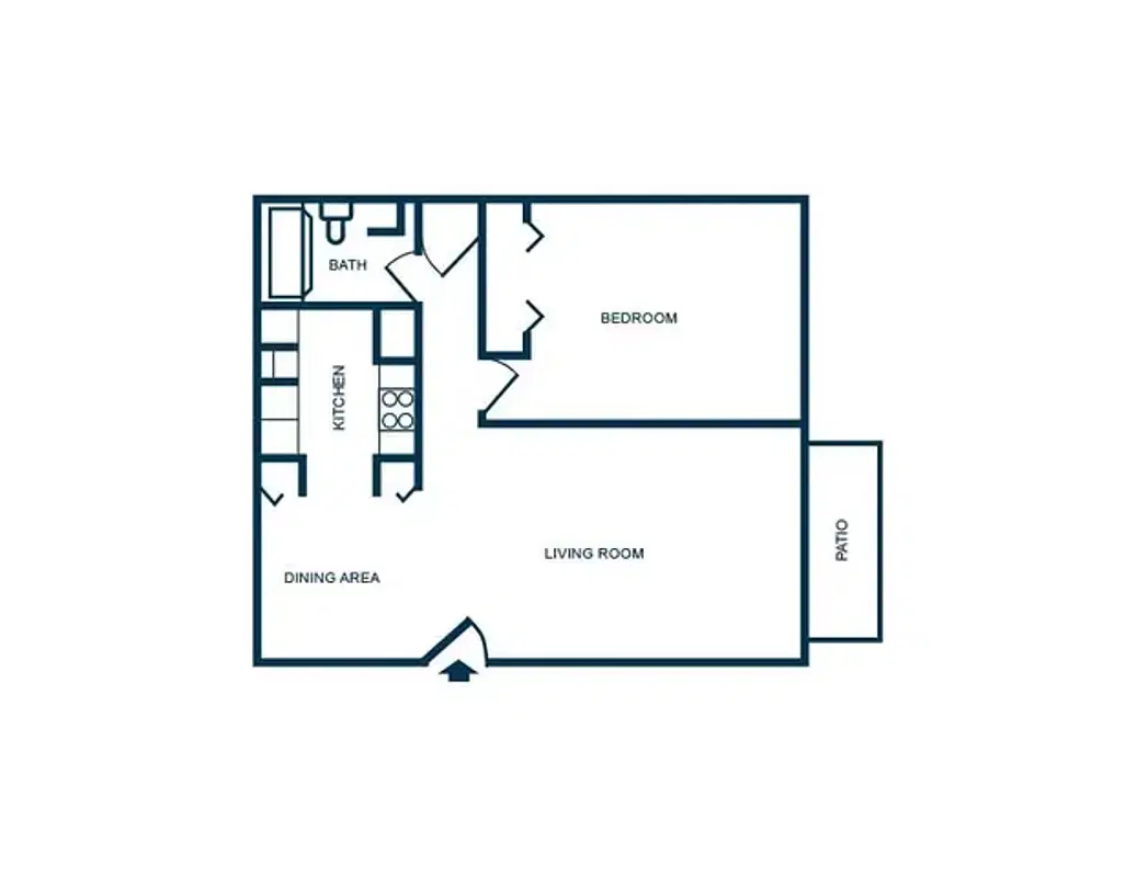 Launch, West Lafayette – 1 Bed 1 Bath | 1A