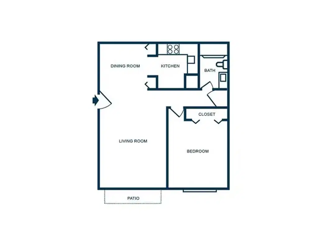 Launch, West Lafayette – 1 Bed 1 Bath | 1E