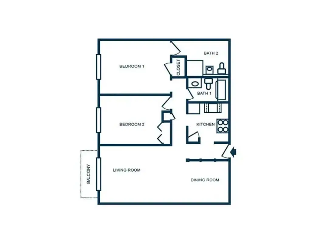 Launch, West Lafayette – 2 Bed 2 Bath | 2B