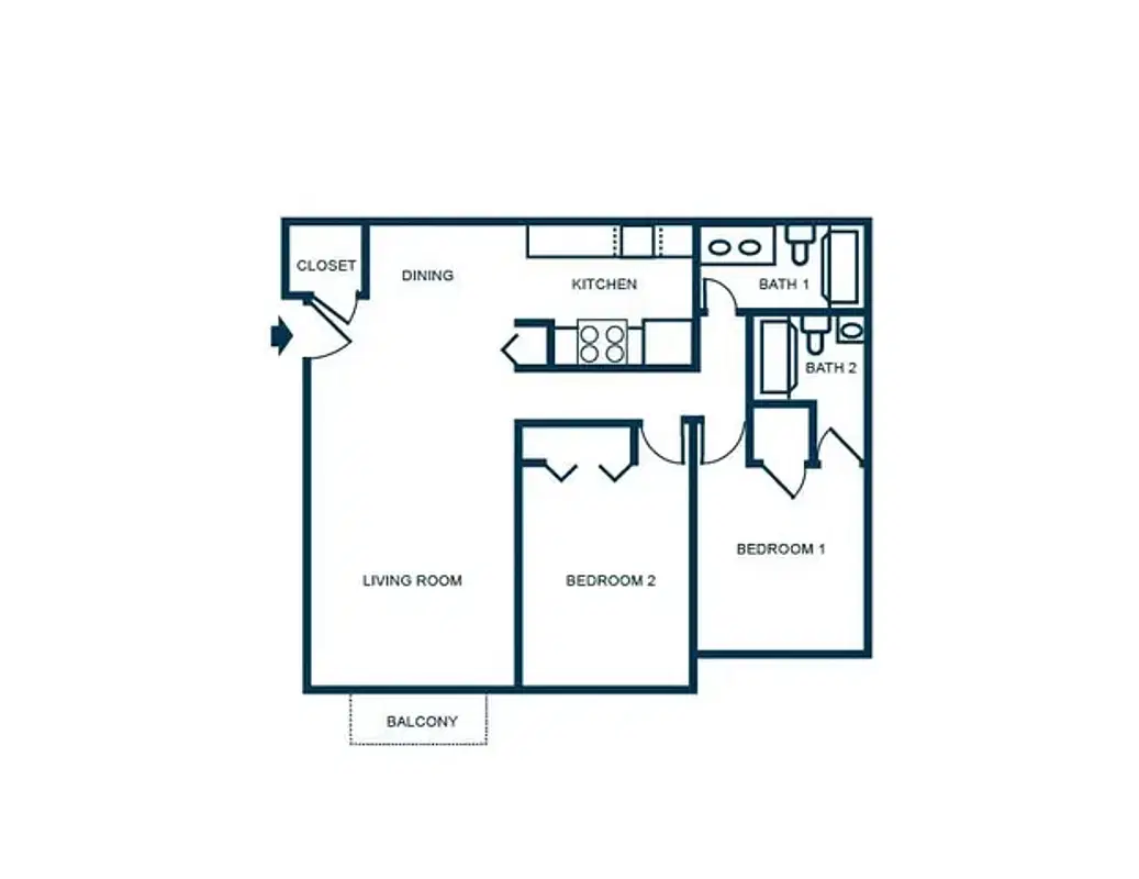Launch, West Lafayette – 2 Bed 2 Bath | 2CD