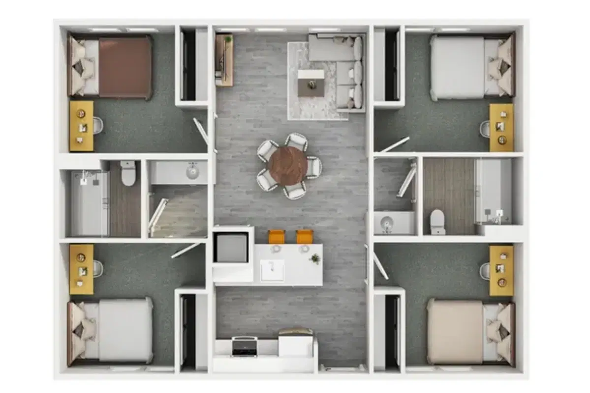 NOLAN, Seattle – 4 Bed 2 Bath | Terrace