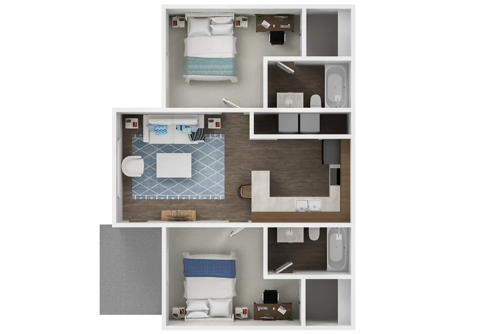 The Radley, Columbia – 2 Bedroom 2 Bathroom