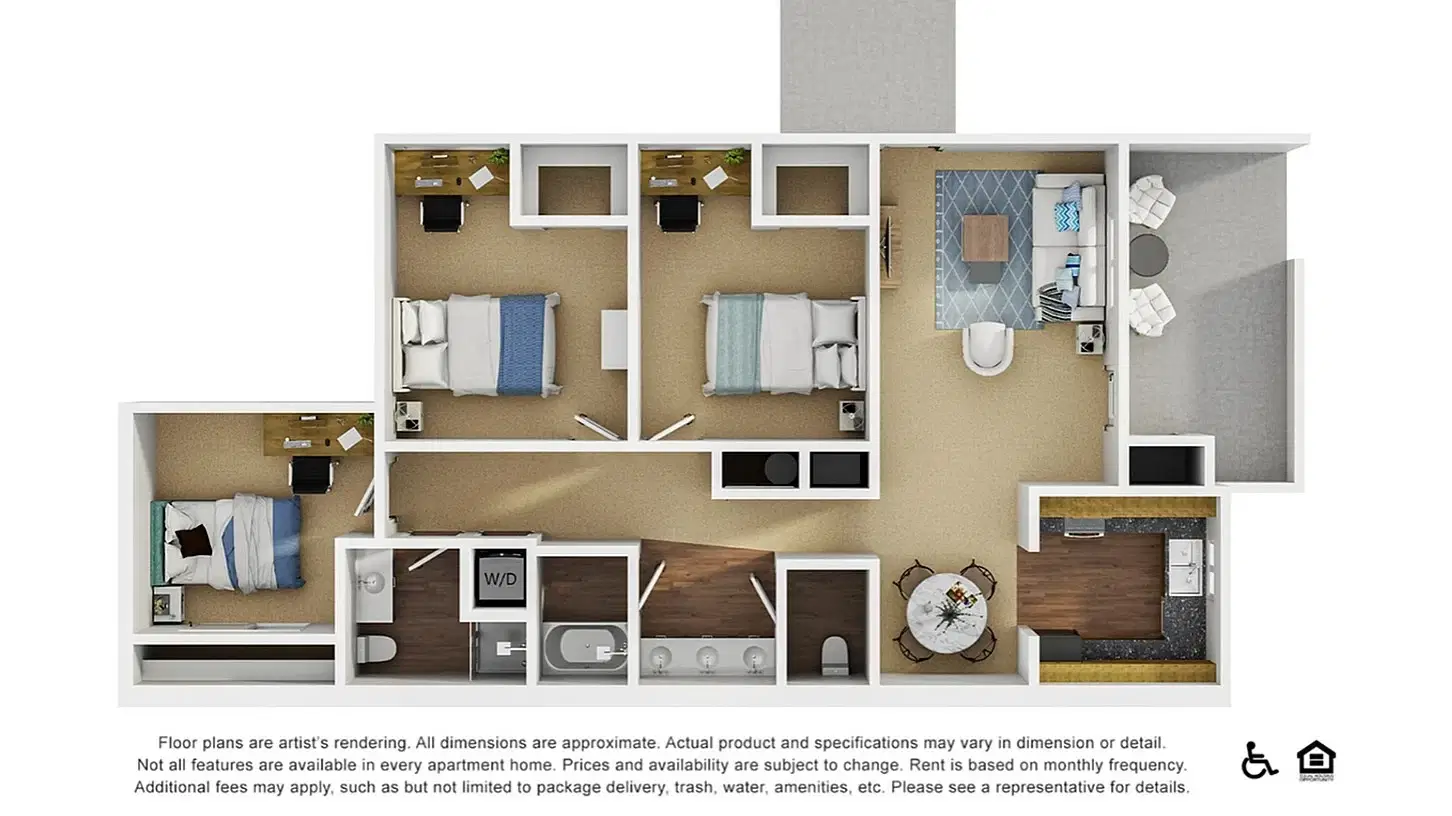 Duck's Village, Eugene – Room in a 3 Bed 2 Bath | W/D