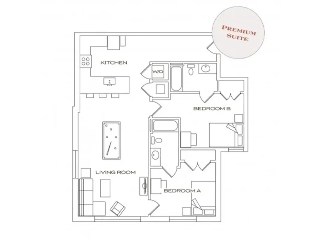 Crestline, Charlottesville – Room in a 2 Bed 2 Bath | Brooklyn D