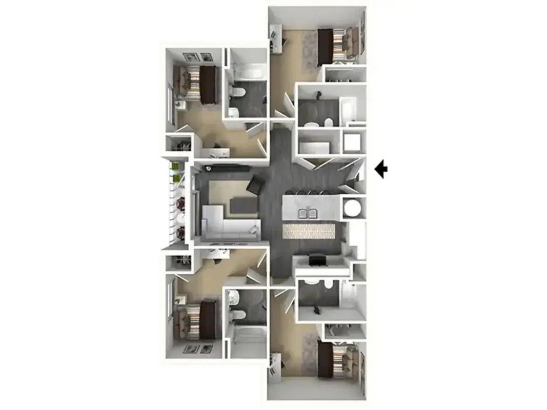 Crestline, Charlottesville – Room in a 4 Bed 4 Bath | Downing