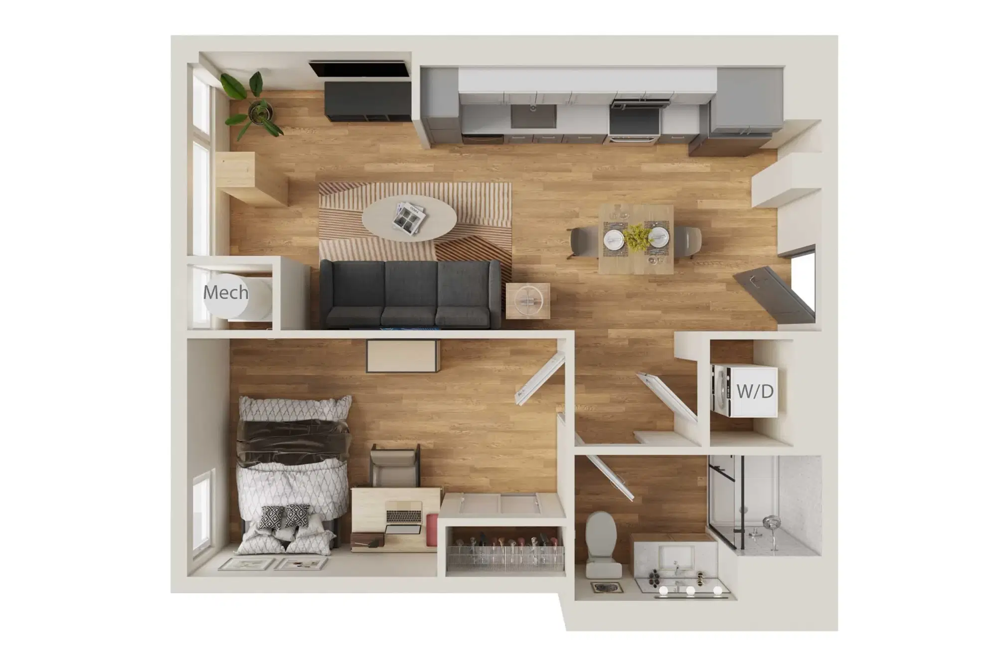 Intro Columbus, Columbus – 1 Bedroom 1 Bathroom | A2